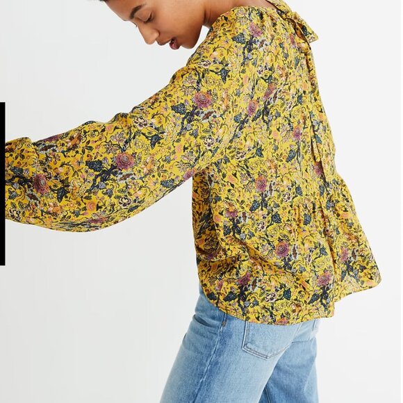 Madewell X Karen Walker Blouse xxs - Picture 11 of 11